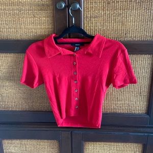 red forever 21 top